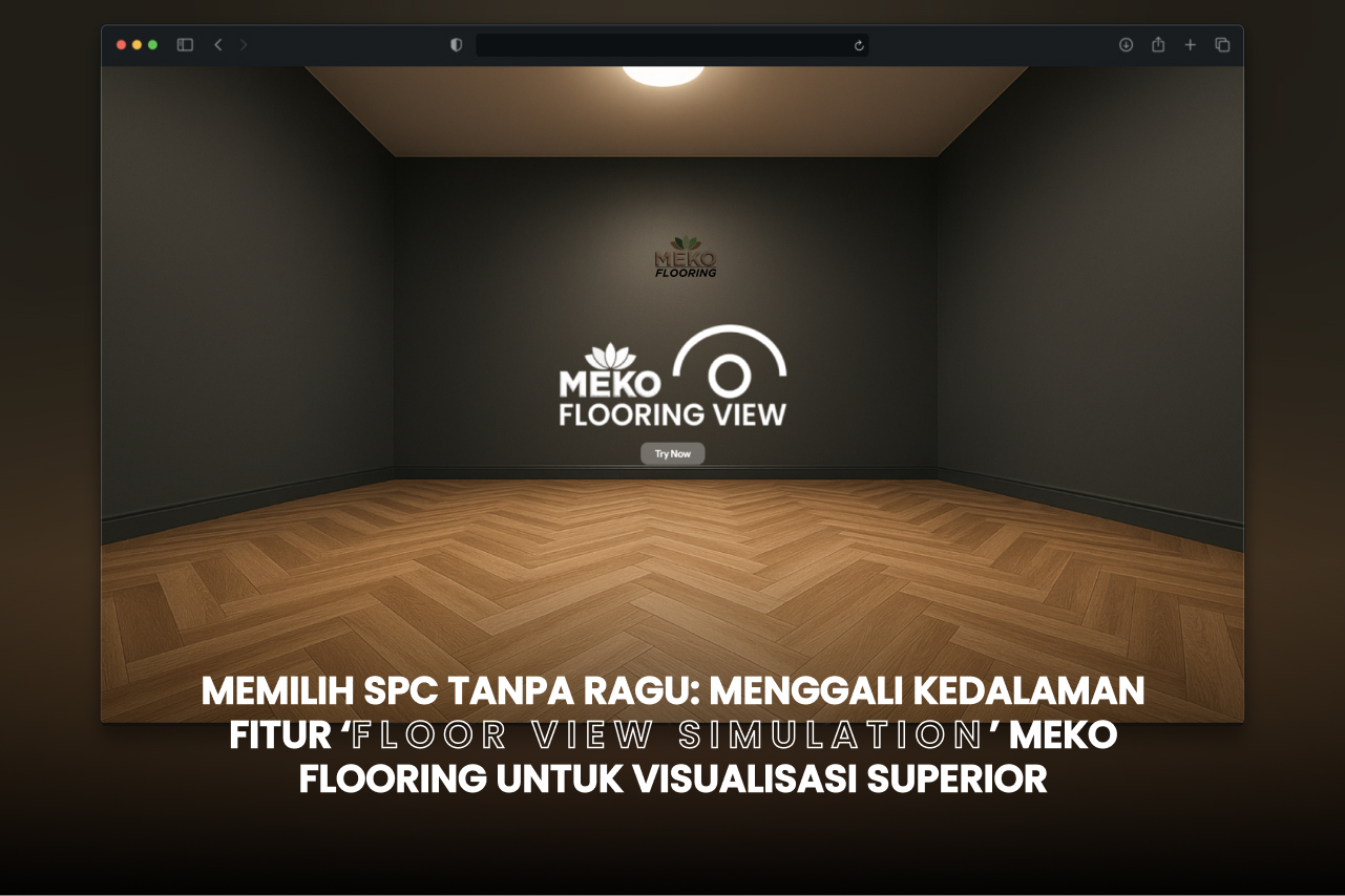 Memilih SPC Tanpa Ragu: Menggali Kedalaman Fitur ‘Floor View Simulation’ Meko Flooring untuk Visualisasi Superior