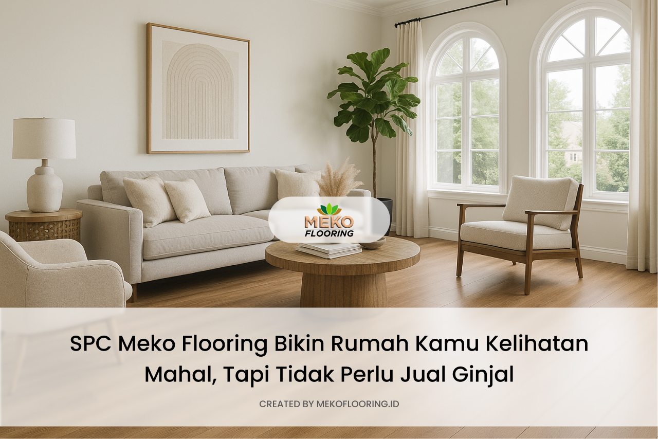 SPC Meko Flooring Bikin Rumah Kamu Kelihatan Mahal, Tapi Tidak Perlu Jual Ginjal