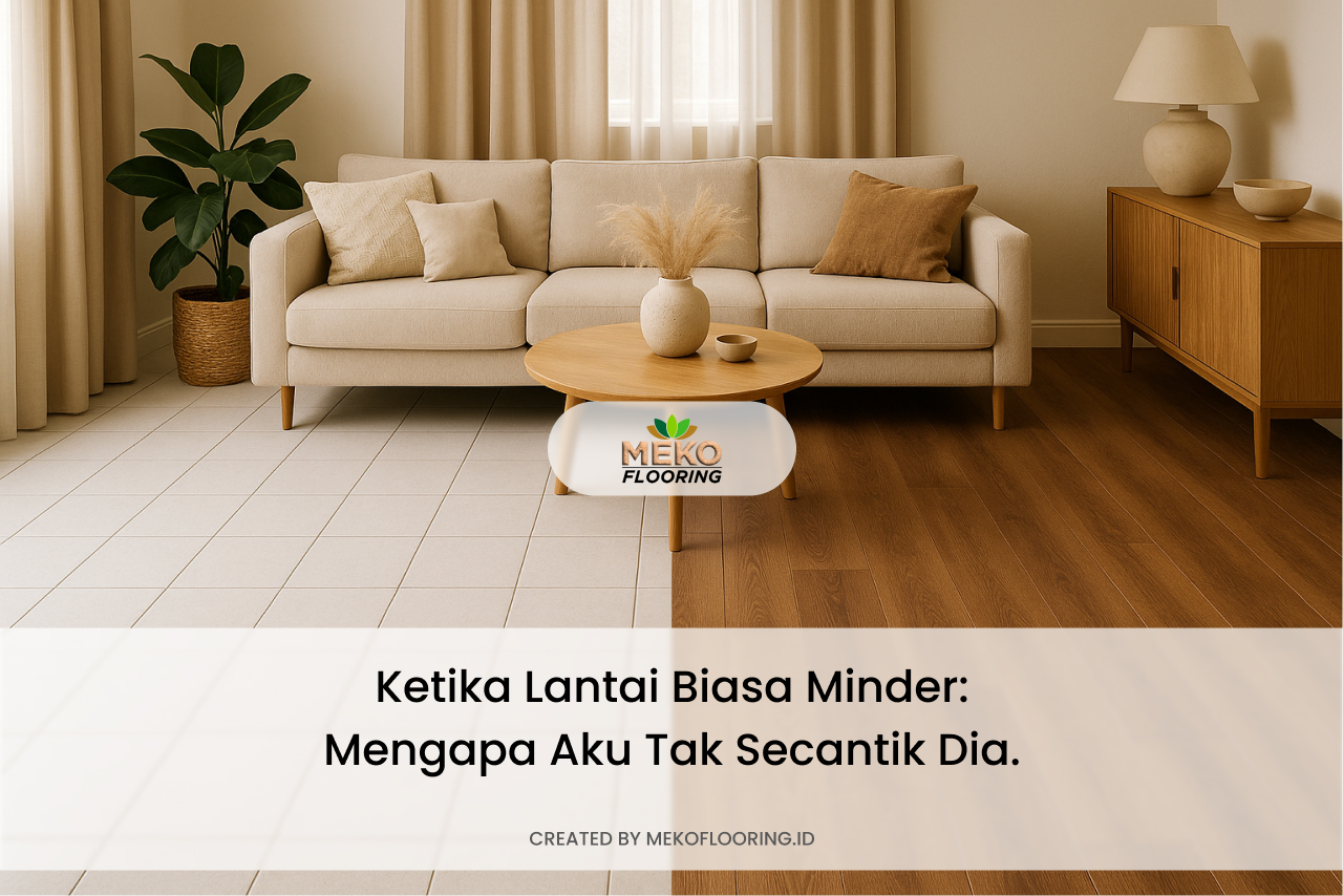 Ketika Lantai Biasa Minder: Mengapa Aku Tak Secantik Dia