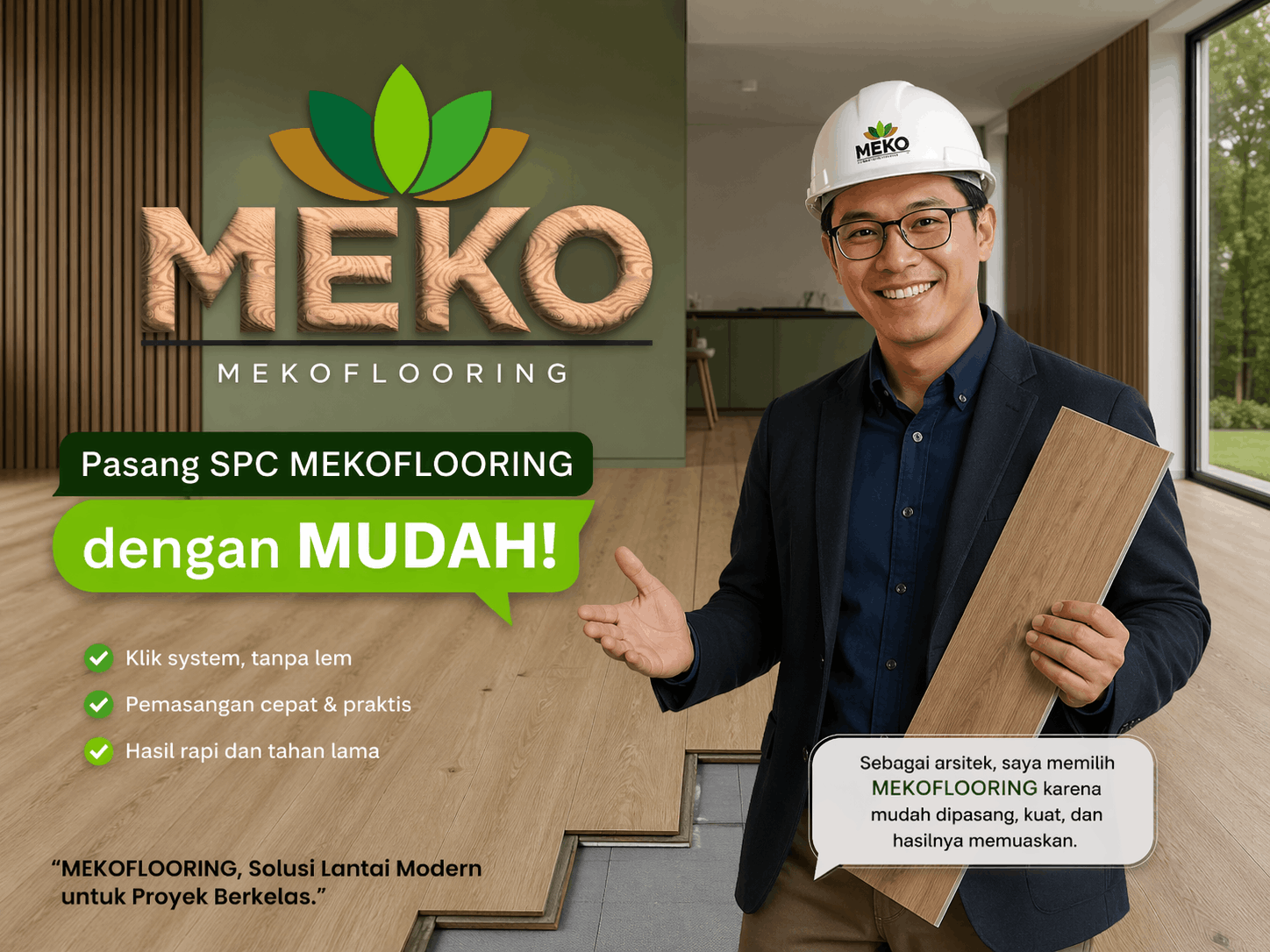 Cara Pemasangan SPC Meko Flooring
